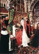 MASTER of Saint Gilles The Mass of St Gilles USA oil painting artist